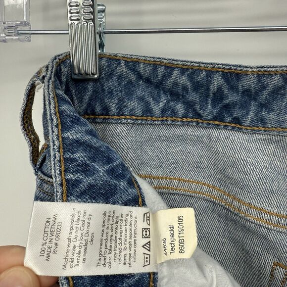 Pacsun Blue Denim Mom Jeans Size 28 Classic Cotton - Picture 7 of 10